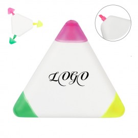 Kids Cute Triangle Highlighter with Logo  Kids Cute Triangle Highlighter with Logo