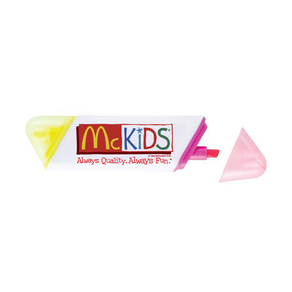 Rectangular Shaped Highlighter with Logo Rectangular Shaped Highlighter with Logo