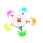 Flower Shaped 5-In-1 Highlighter with Logo