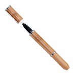 Bamboo Ballpoint Pen w/Highlighter Logo Printed