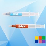 Syringe Shaped Highlighter Marker with Logo