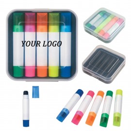 Custom Gel Wax 5 Pack Highlighters with Logo