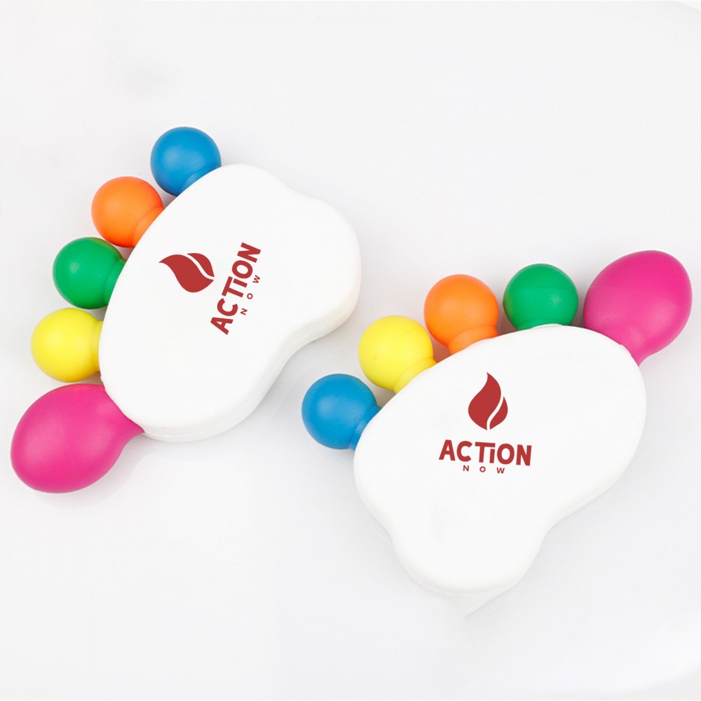 5-Color Toe Highlighter with Logo