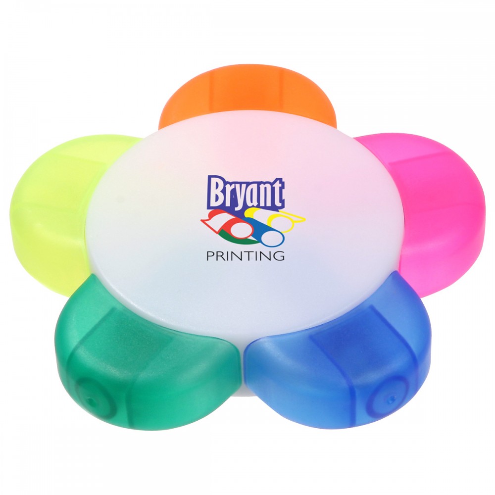 Promotional Fab Five Multi-Color Highlighter