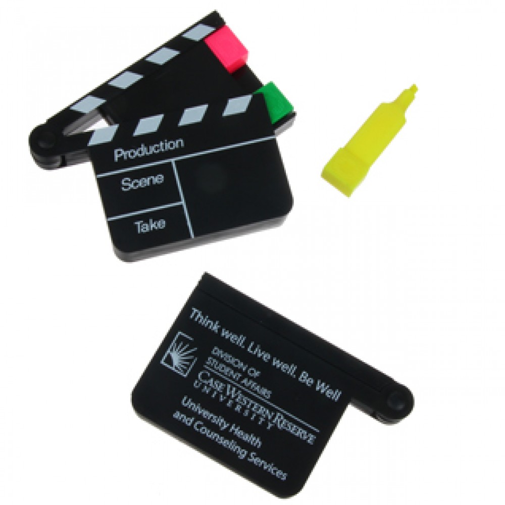 Personalized Clapboard Highlighter Set Personalized Clapboard Highlighter Set