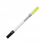 Personalized DriMark Double Header Nylon Pen/Highlighter - White