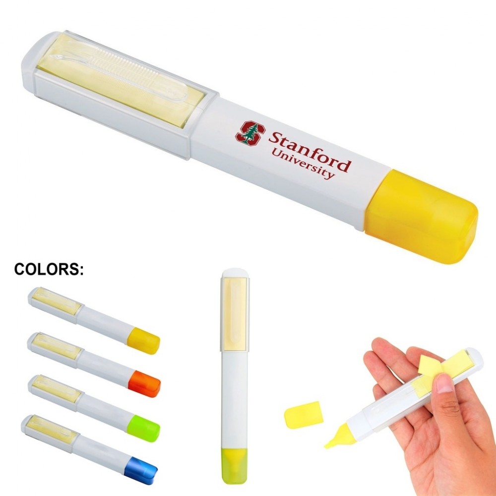 Personalized Sprinters Highlighter With Sticky Notes