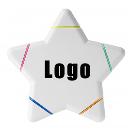 Custom Star Shaped 5 Color Highlighter  Custom Star Shaped 5 Color Highlighter