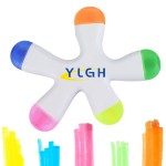 Promotional Star Fish 5 Colors Highlighter
