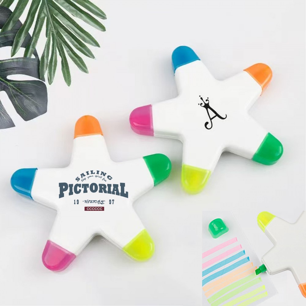 Customized Pentagram Highlighter Pen