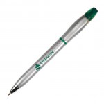 Dakota Pen/Highlighter - Green Logo Printed