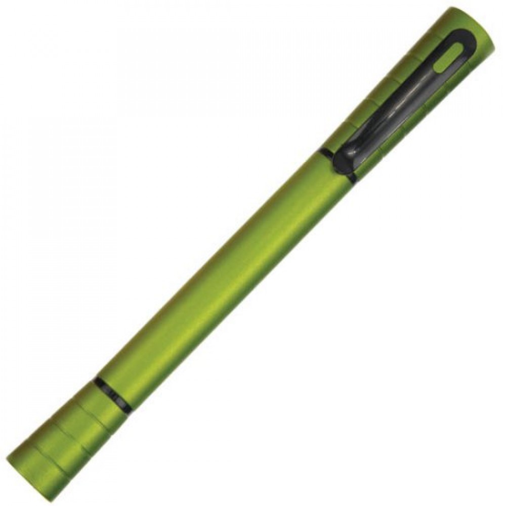 Logo Branded Double Pen/Highlighter - Green