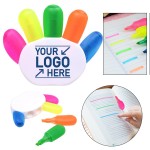 Finger Shape Highlighter Pen Custom Imprinted