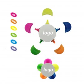 Logo Branded 5-in-1 Flower Highlighter  Logo Branded 5-in-1 Flower Highlighter