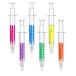 Custom Imprinted Syringe Highlighter Ballpoint Pen