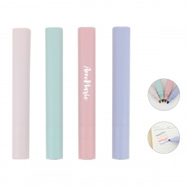 Four-colored & Soft-head Highlight Pen Set (Economy Shipping) with Logo