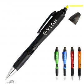 Ball Point Pen With Highlighter with Logo
