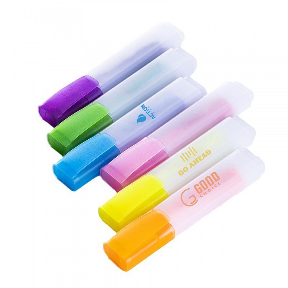 Chisel Tip Highlighter Pen with Logo Chisel Tip Highlighter Pen with Logo