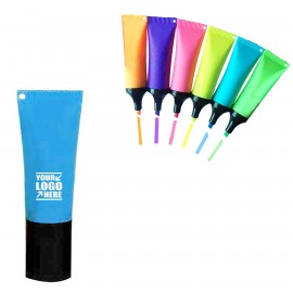 Toothpaste Shape Highlighter with Logo