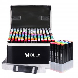 Personalized 168-Color Dual Tip Art Sketch Markers Kit