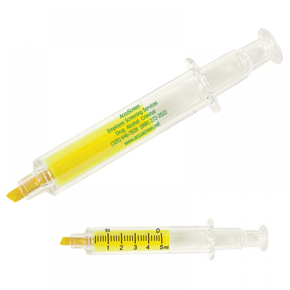Personalized Syringe Highlighter