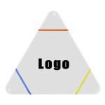 Promotional Triangle Shaped 3 Color Highlighter