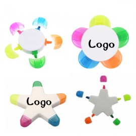 Promotional 5-in-1 Highlighter Pen