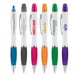 Promotional Highlighter Ballpoint Combo Pen