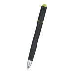 Promotional Black Pen with Highlighter