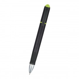 Promotional Black Pen with Highlighter  Promotional Black Pen with Highlighter