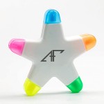 Star Shaped Highlighter Logo Printed