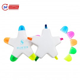 Promotional Starfish Five Color Highlighter