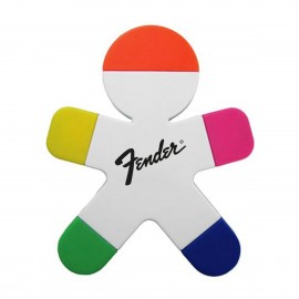 5-Color Humanoid Fluorescent Marker Set with Logo  5-Color Humanoid Fluorescent Marker Set with Logo