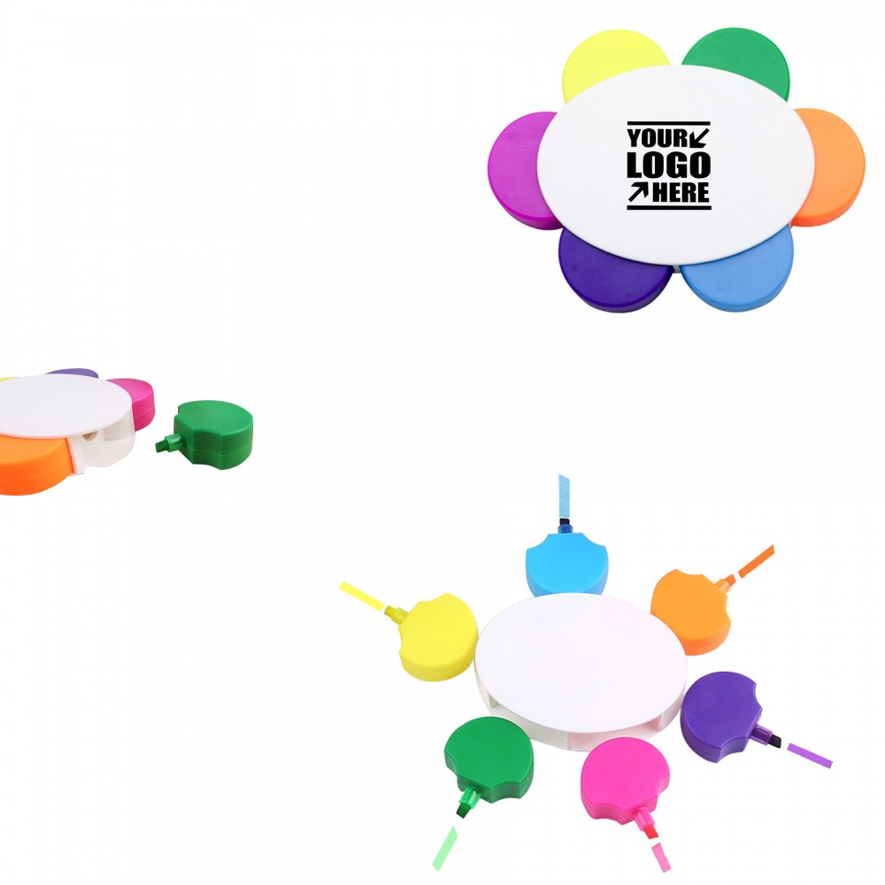 6 in 1 Highlighter with Logo