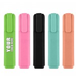 Custom Glitter Chisel-Tip Highlighter with Clip