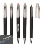 Logo Branded Ballpoint Pen With Color Highlighter