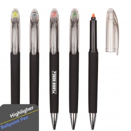 Ballpoint Pen w/Color Highlighter with Logo  Ballpoint Pen w/Color Highlighter with Logo