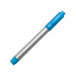 DriMark Bright Silver Highlighter - Blue Logo Printed