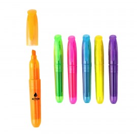 Logo Branded Portable Mini Highlighter  Logo Branded Portable Mini Highlighter