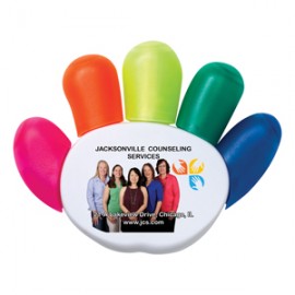 Customized "High 5" Highlighter (Full Color)