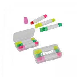 Custom 3 Piece Gel Highlighter Set w/Case