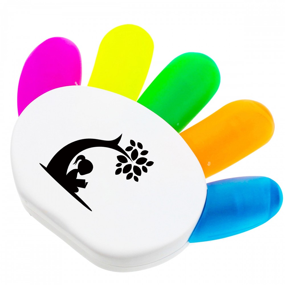 Finger Shape Highlighter Pens with Logo