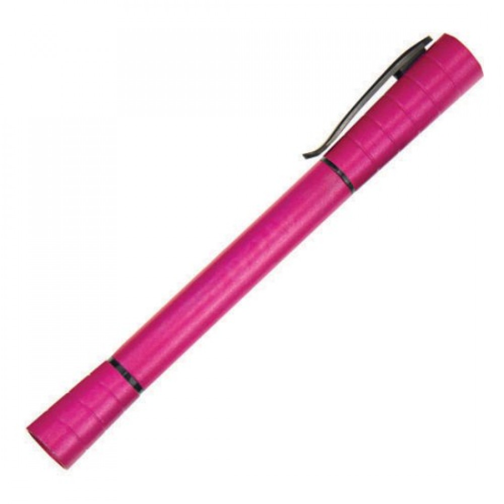 Double Pen/Highlighter - Pink with Logo
