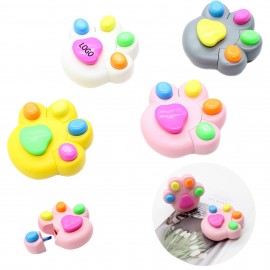 Cartoon Cat Paw Highlighters with Logo