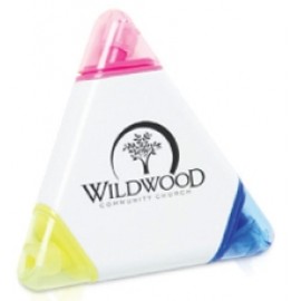Logo Branded Triangle Highlighters