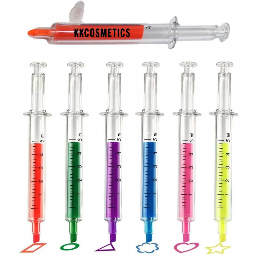 Promotional Premium Thin Syringe Highlighter Pen