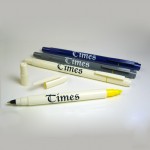 Dual Function Highlighter Pen with Logo