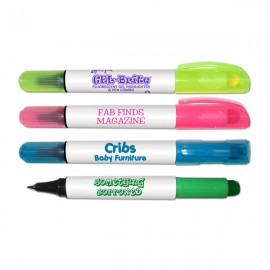 Customized Liqui-Mark Gel-Brite Gel Highlighter & Ballpoint Pen Combo  Customized Liqui-Mark Gel-Brite Gel Highlighter & Ballpoint Pen Combo