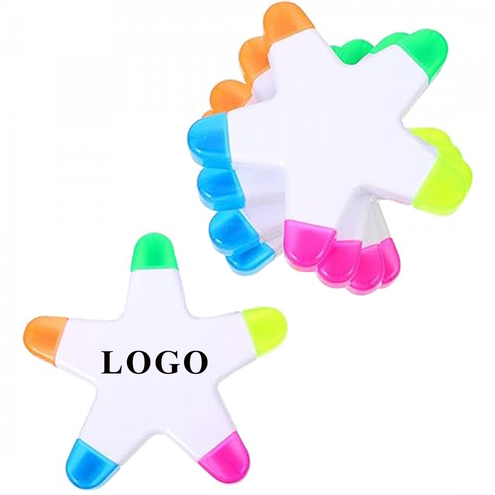 Personalized Pentagonal Advertising Highlighter Personalized Pentagonal Advertising Highlighter