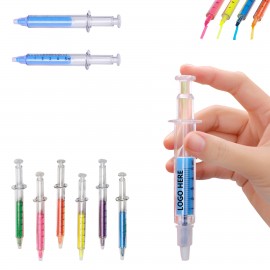 Syringe Shaped Highlighter with Logo